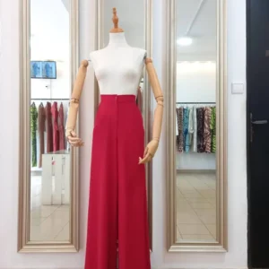 PANTALON FIMBU BORDEAU - Nanawax