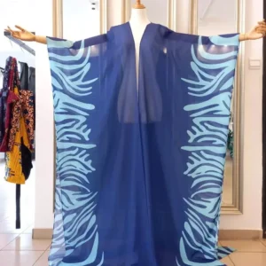 Paréo Assa Tiger blue - Nanawax