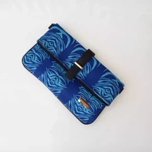 Pochette griffée Tiger blue - Nanawax