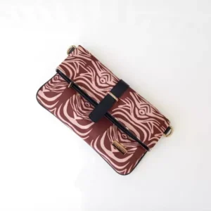 Pochette griffée Tiger brown - Nanawax