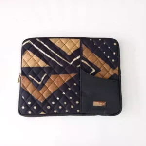 Pochette ordinateur bogolan 14 pouces - Nanawax