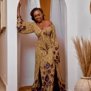 ROBE EDWINA PLUME D'OIE - Nanawax