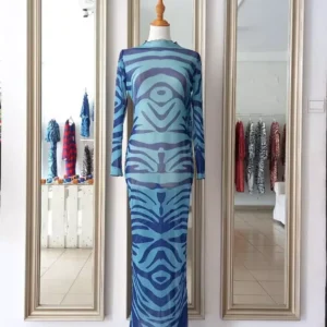 ROBE FILET TIGER BLUE - Nanawax