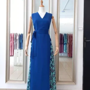 ROBE HAKEEMA GOUTTE D'EAU BLEU - Nanawax