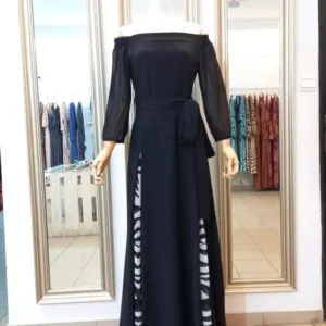 ROBE OUMOU TIGER BLACK WHITE - Nanawax