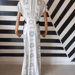 Robe à 2 ceintures Bogo beige 3