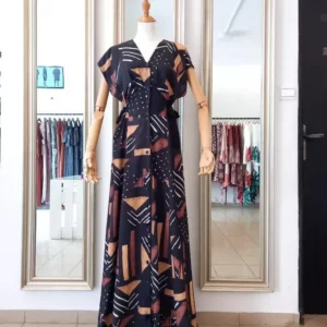 Robe à 2 ceintures Bogolan 2